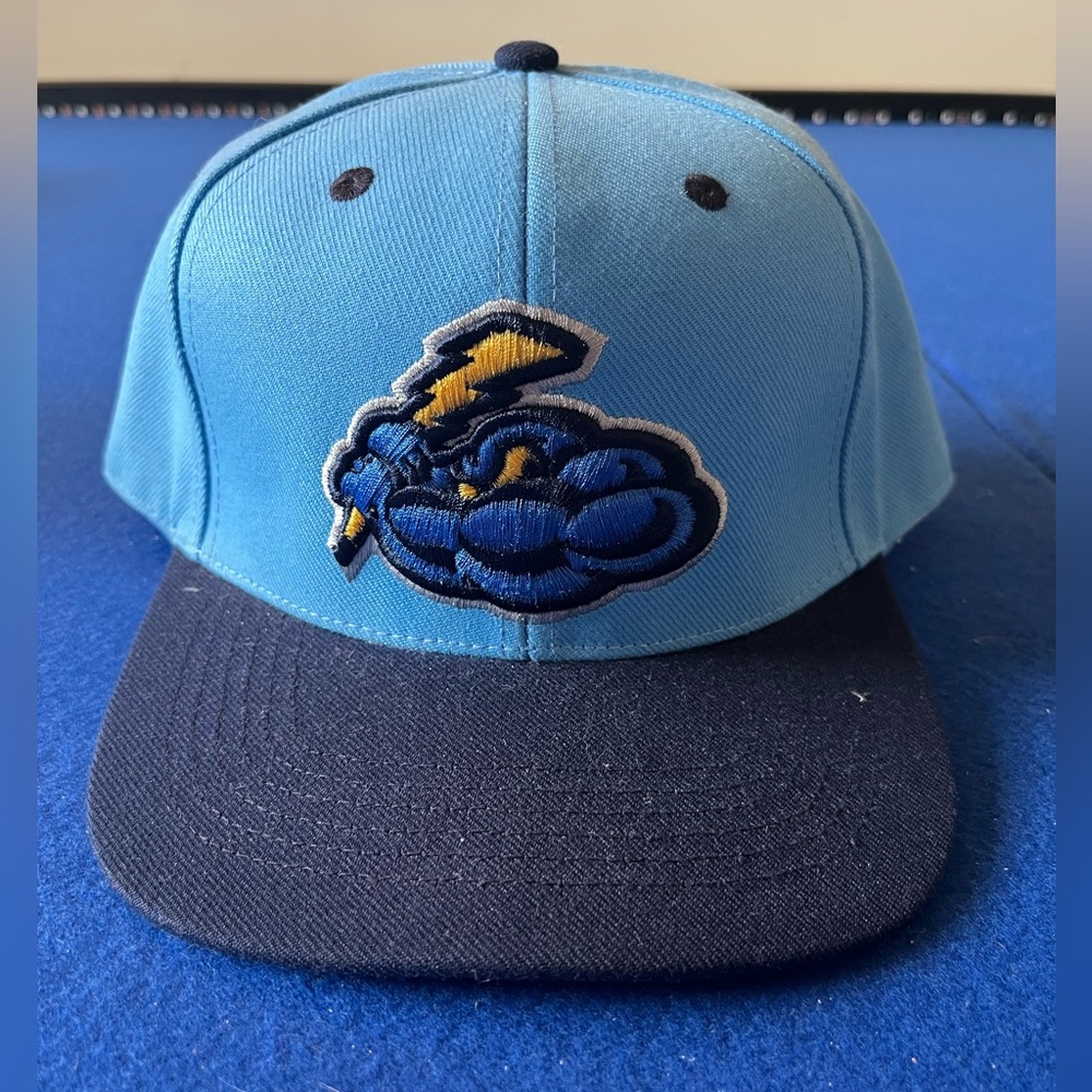 Trenton Thunder Blue and Navy Baseball SnapBack Cap